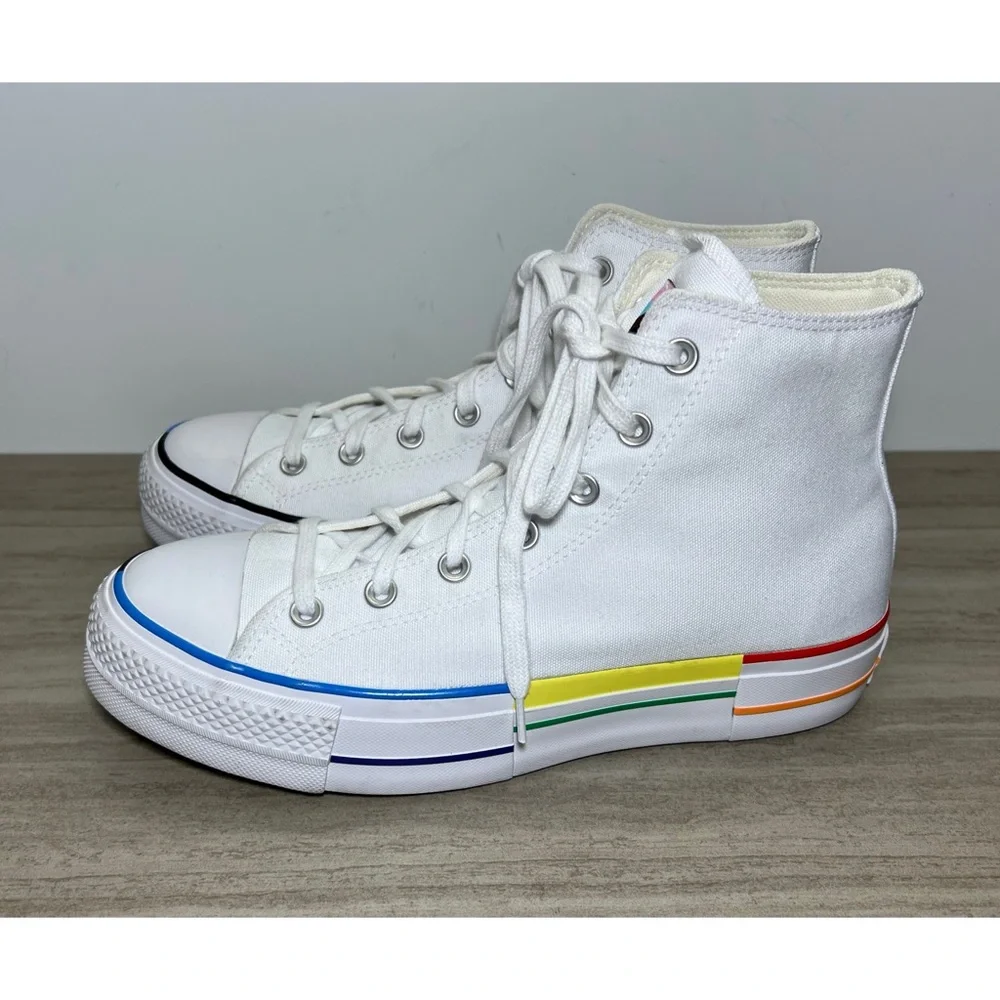 *Converse Chuck 70 Lift Hi 'Pride Proud To Be'Canvas Women's 11 - Men 9
